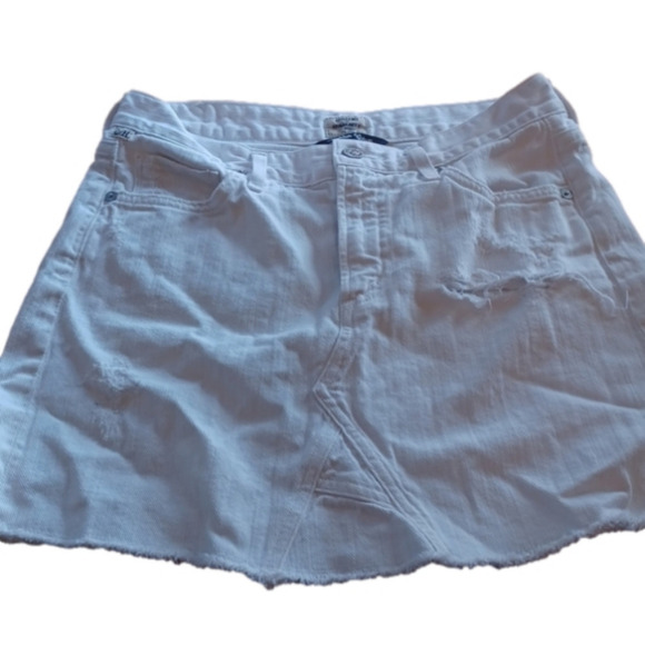 CITIZENS Of Humanity Winter White Skirt. Slight Distressing. Size 26. - Picture 1 of 11